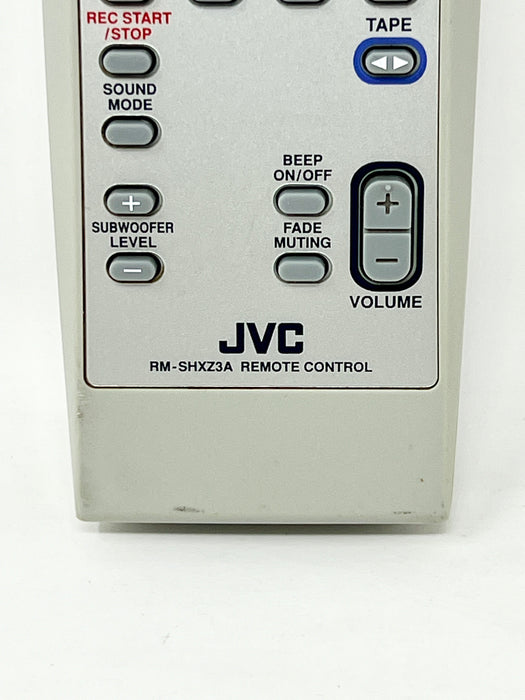 JVC RM-SHXZ3A Audio System Remote Control