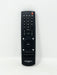 A black Dynex remote control with white text and buttons, photographed against a plain white background.