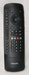 Black Philips remote control on a light gray background