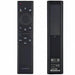 Samsung remote control with front and back views on a white background
