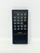 A black Sharp KD-O90CE4A infrared TV remote control with a gold and gray button layout, photographed against a plain white background.