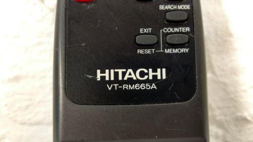 Hitachi VT-RM665A VCR Remote Control