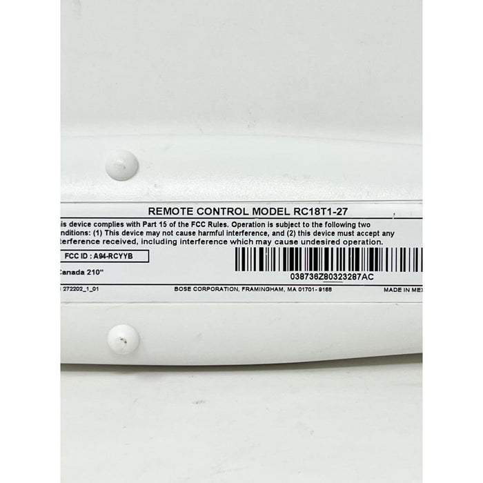 Bose RC18T1-27 Lifestyle Remote Control