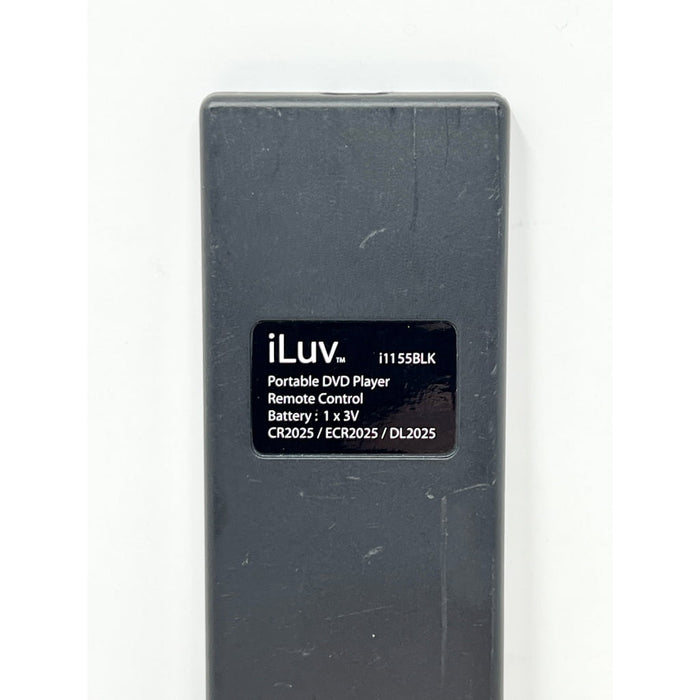iLuv i1155BLK Portable DVD Player Remote Control