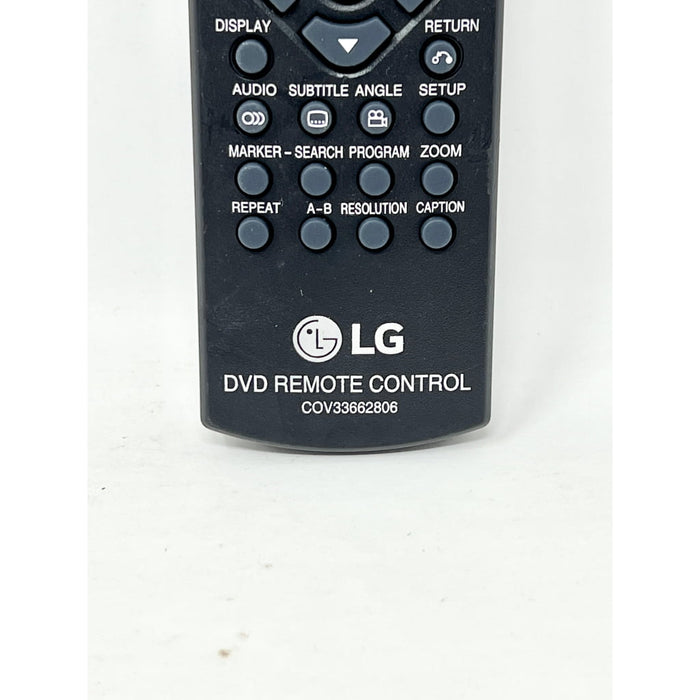 LG COV33662806 DVD Player Remote Control