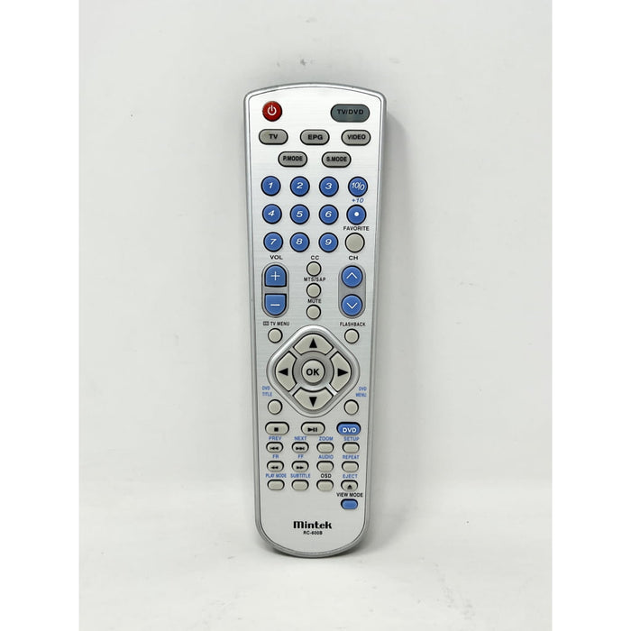 Mintek RC-600B TV/DVD Combo Remote Control