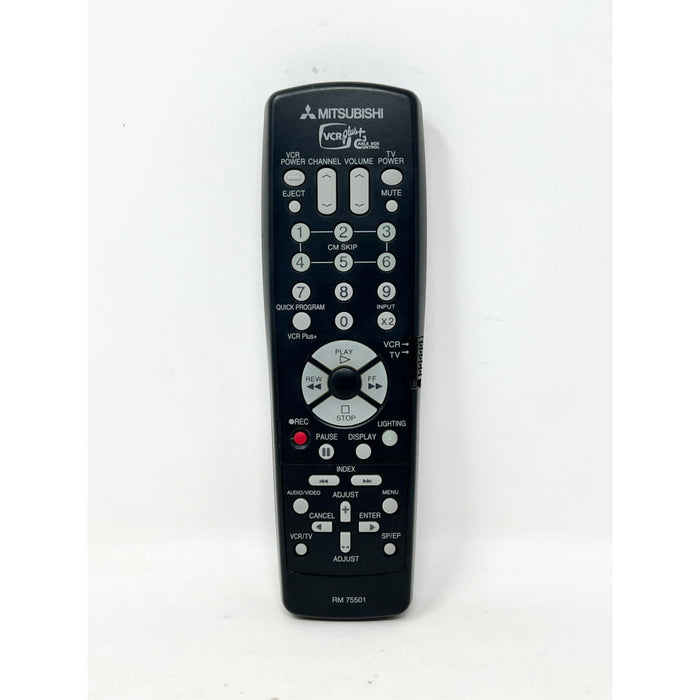 Mitsubishi RM 75501 VCR Remote Control
