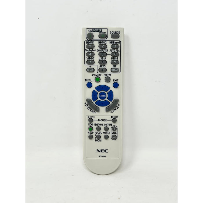 NEC RD-477E Projector Remote Control
