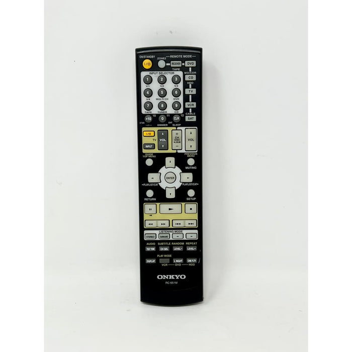 Onkyo RC-651M Audio System Remote Control
