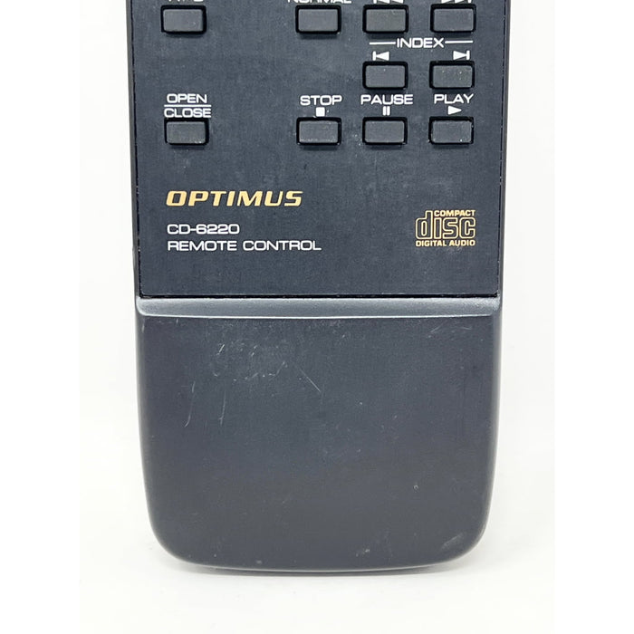 Optimus CD-6220 CD Player Remote Control for 5-Disc Changer CD6220
