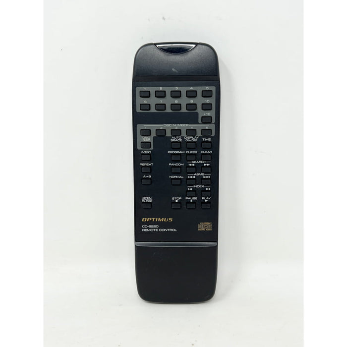 Optimus CD-6220 CD Player Remote Control for 5-Disc Changer CD6220
