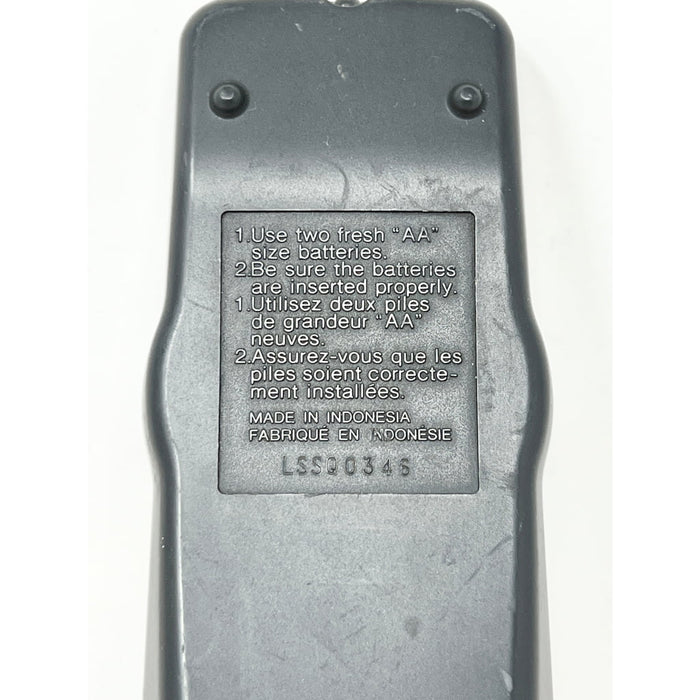 Panasonic LSSQ0346 Light Tower VCR Remote Control