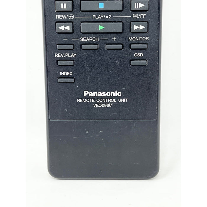 Panasonic VEQ0986 VCR Remote Control