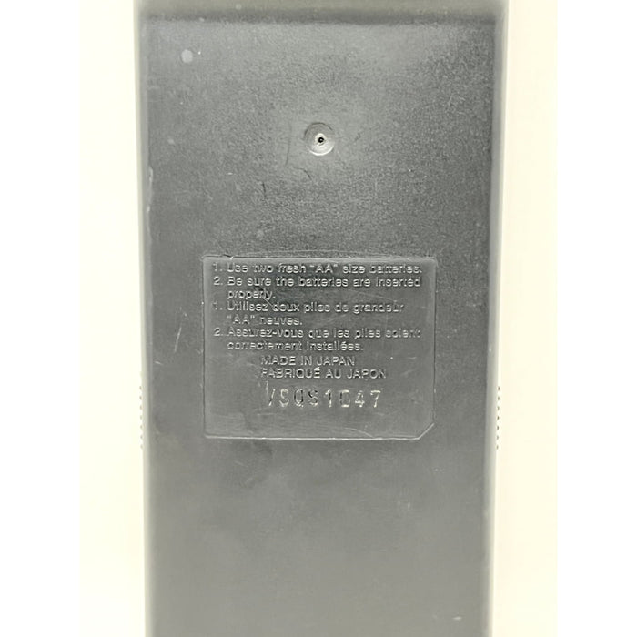 Panasonic VSQS1047 VCR Remote Control