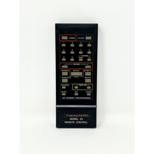 Realistic Model 33 VCR Remote Control