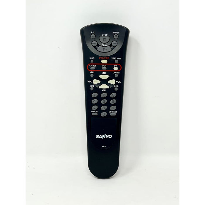 Sanyo FXGE TV Remote Control