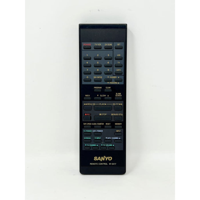 Sanyo IR-5417 VCR Remote Control