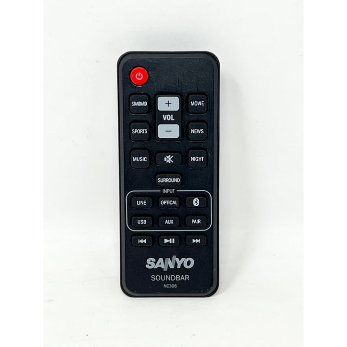 Sanyo NC306 Soundbar Remote Control