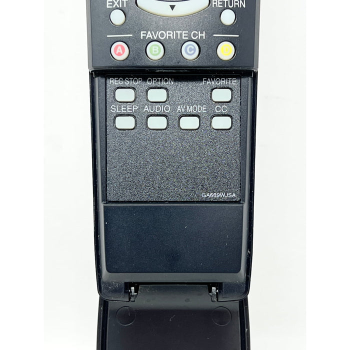 Sharp GA669WJSA AQUOS TV Remote Control
