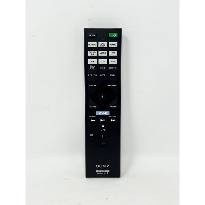Sony RM-AAU190 A/V Home Theater System Remote Control
