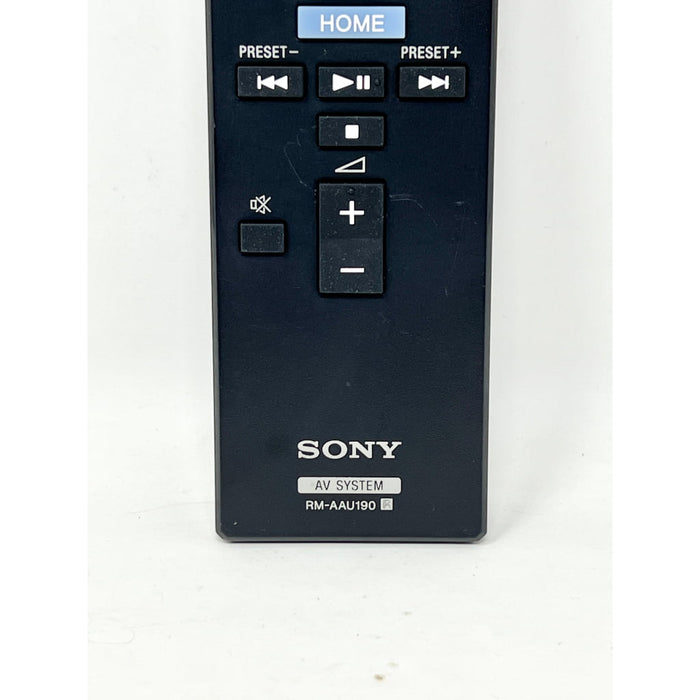 Sony RM-AAU190 A/V Home Theater System Remote Control