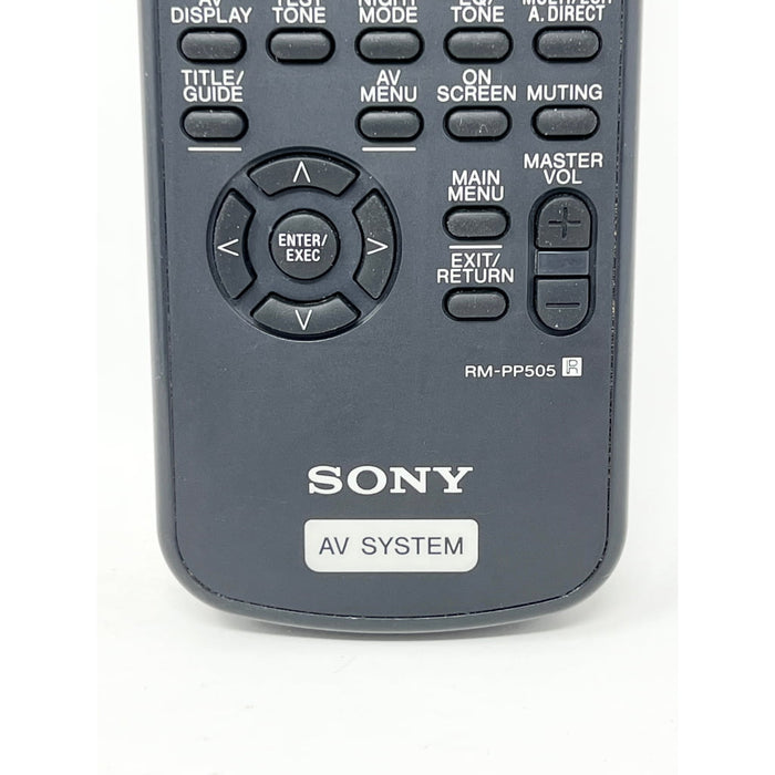 Sony RM-PP505 A/V Receiver Remote Control