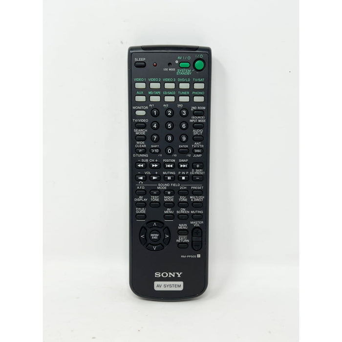 Sony RM-PP505 A/V Receiver Remote Control