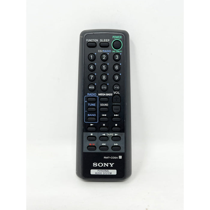 Sony RMT-CD5A CD Player Boombox Remote Control for ZS5D