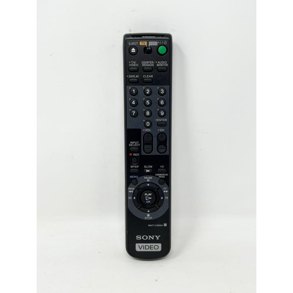 Sony RMT-V266A VCR Remote for SLVN50HF SLVN50 SLVAX10 SLV669HF — Best ...