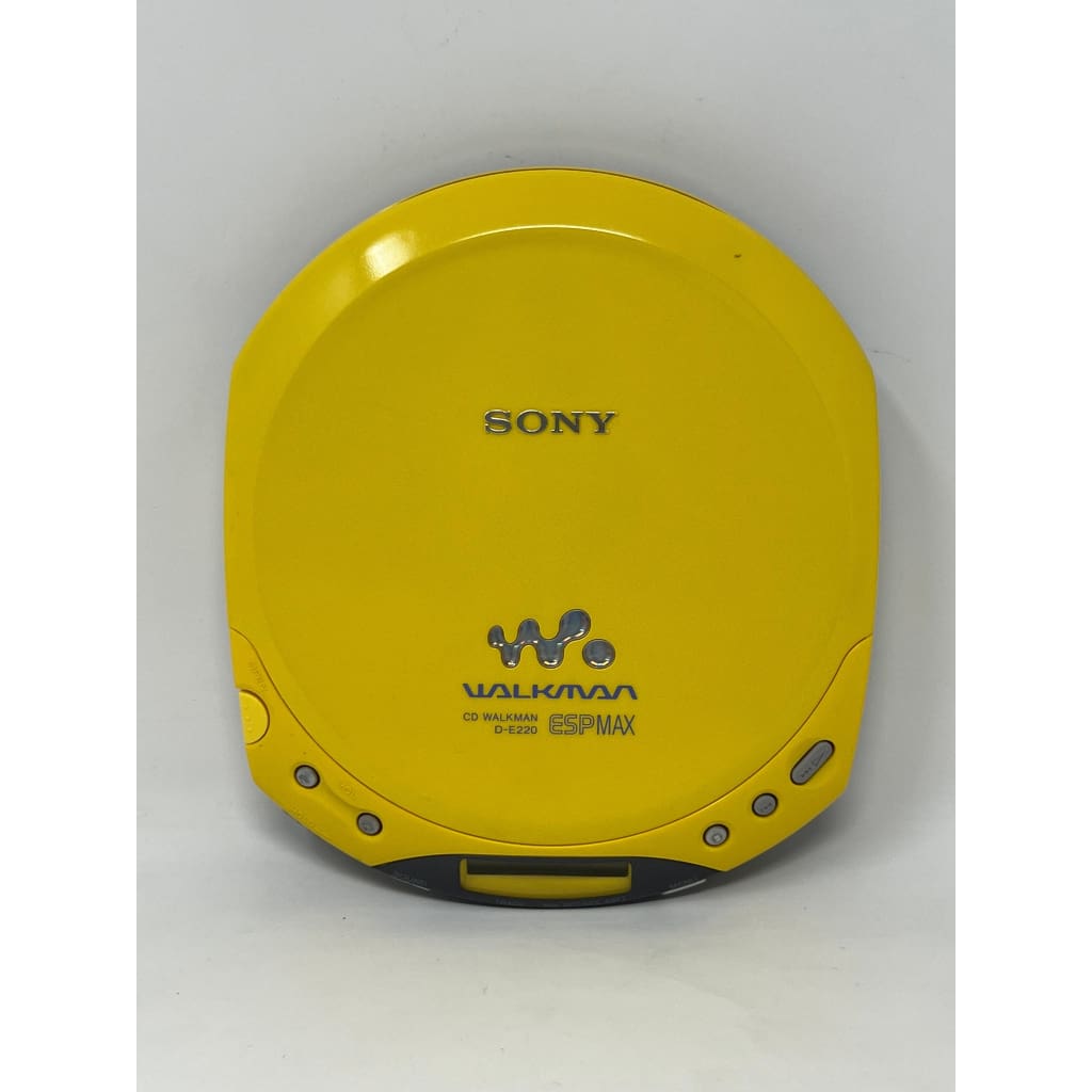 Sony Walkman Cd Player Yellow