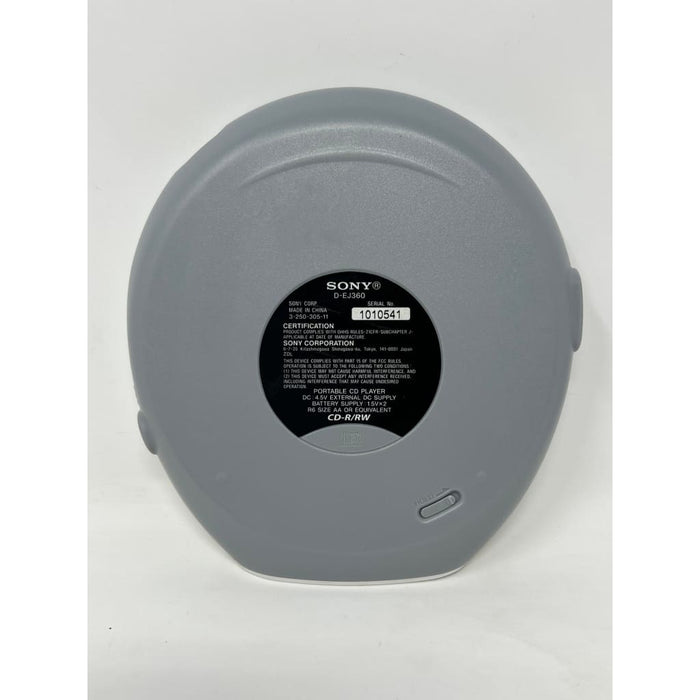 Sony Walkman CD Player D-EJ360 Discman Car Ready with anti-skip G-Protection