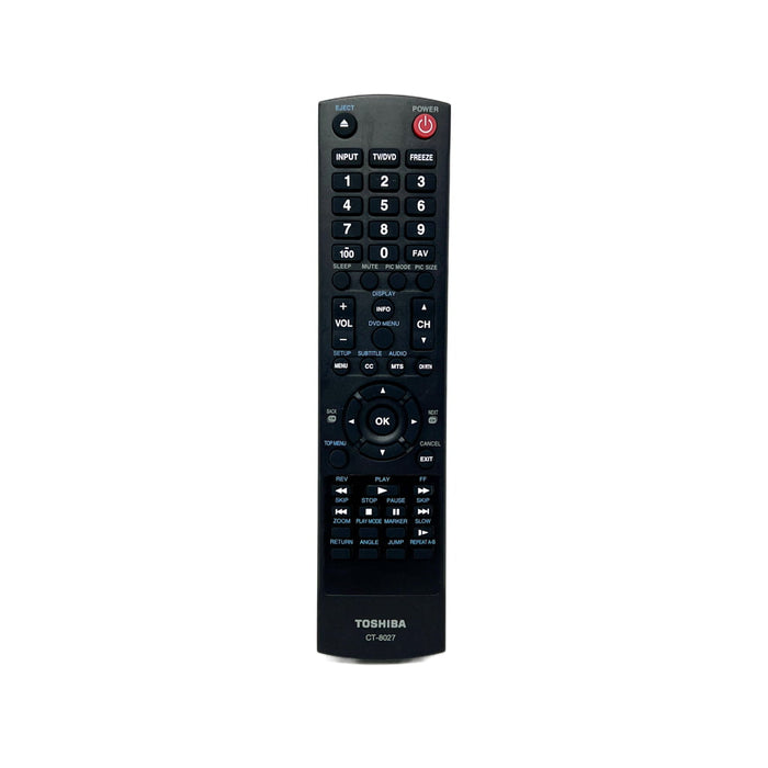 Toshiba CT-8027 TV/DVD Combo Remote Control