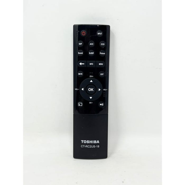 Toshiba CT-RC2US-18 TV Remote Control