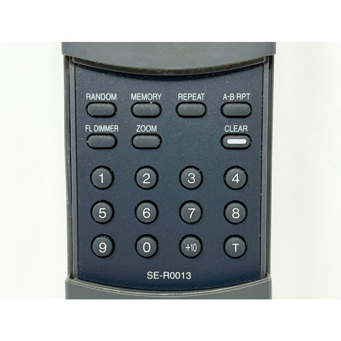 Toshiba SE-R0013 DVD Remote Control