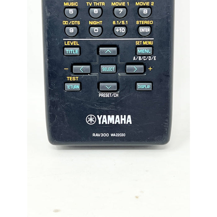 Yamaha RAV300 A/V Receiver Remote Control