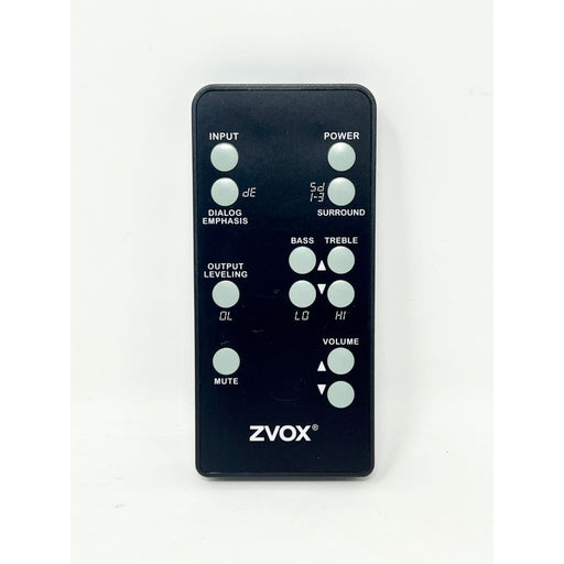 ZVOX SoundBase V-Series Z-BASE 220 Sound Bar Remote Control