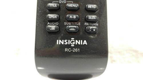Insignia RC-261 TV/DVD Combo Remote Control