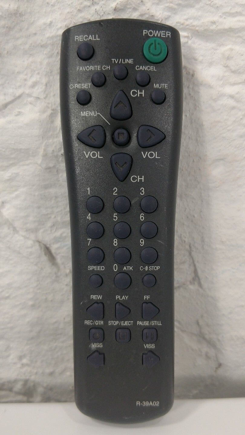 Daewoo R39A02 TV VCR Remote Control — Best Deal Remotes