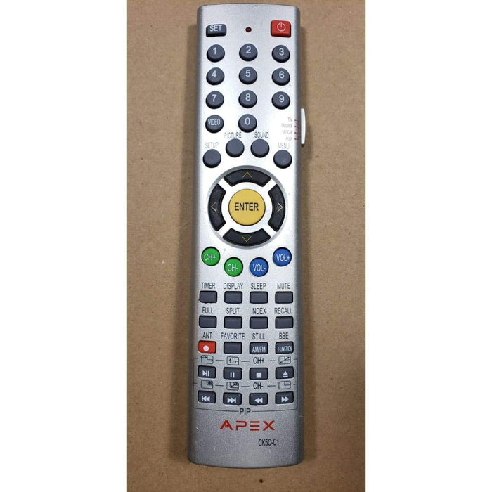 Apex CK5C-C1 TV Remote Control for 290200012011, AMT9835