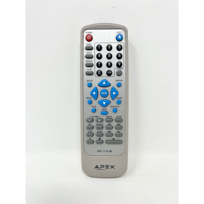 Apex RM-1145 DVD Player Remote Control