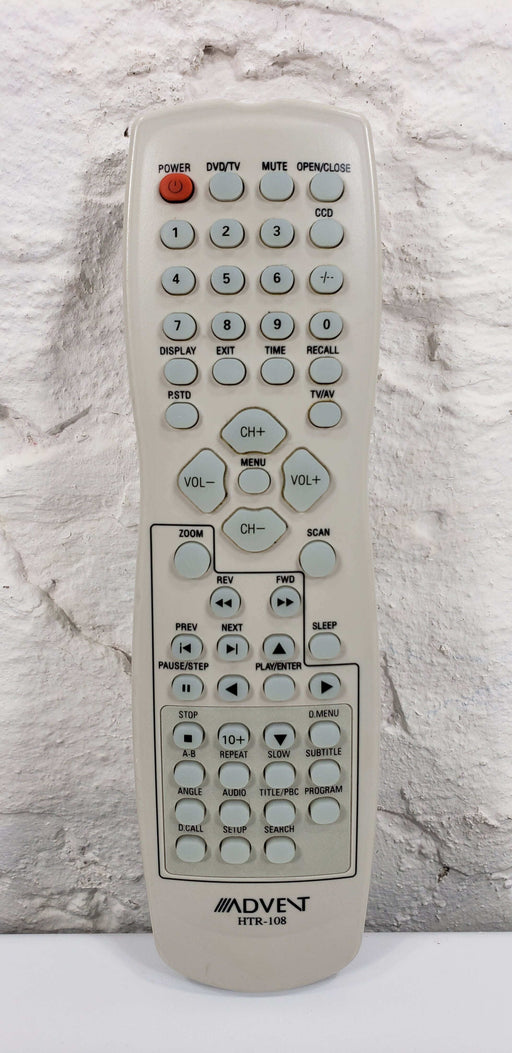 Advent HTR-108 DVD VCR Combo Remote for DV1418A, XV6555
