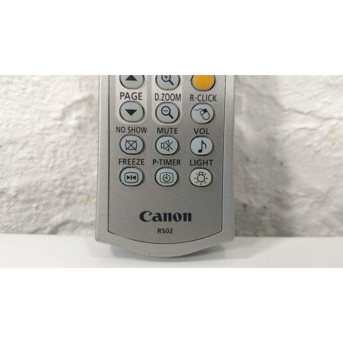 Canon RS02 Projector Remote Control XEED SX6 SX60 SX7 SX7 II X600 X700