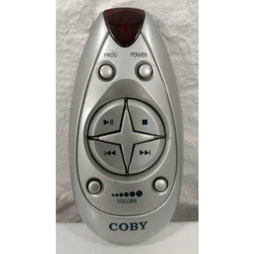 Coby CD Player System Remote for CX-CD377 CX-CD380 Silver