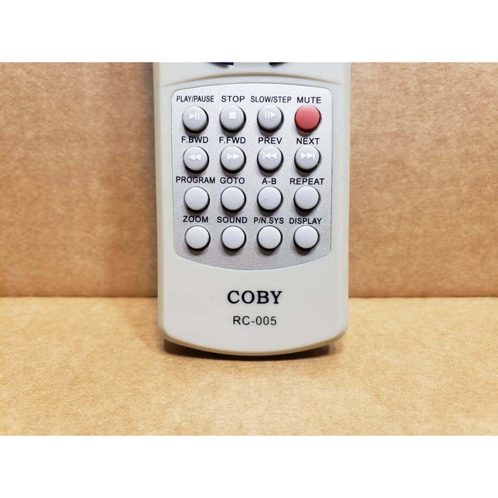 Coby RC-005 TV/DVD Remote Control