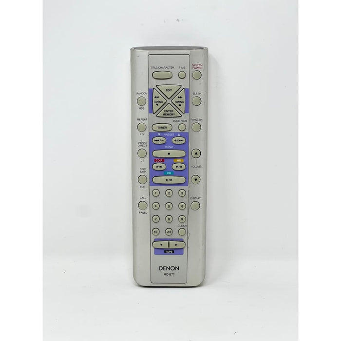 Denon RC-877 Audio System Remote Control