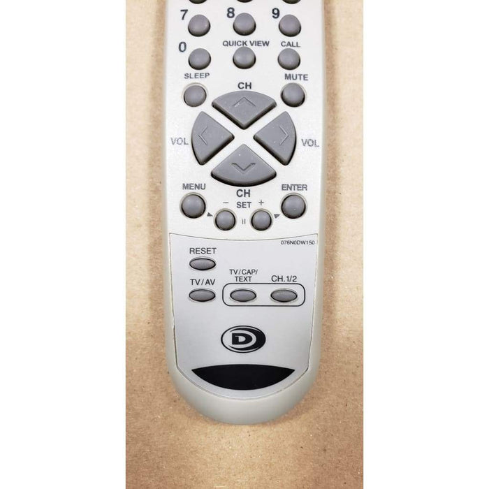 Durabrand 076N0DW150 TV Remote Control