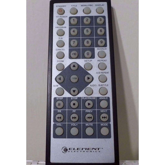 Element Electronics E770PD Remote Control Portable DVD Remote - Remote Control