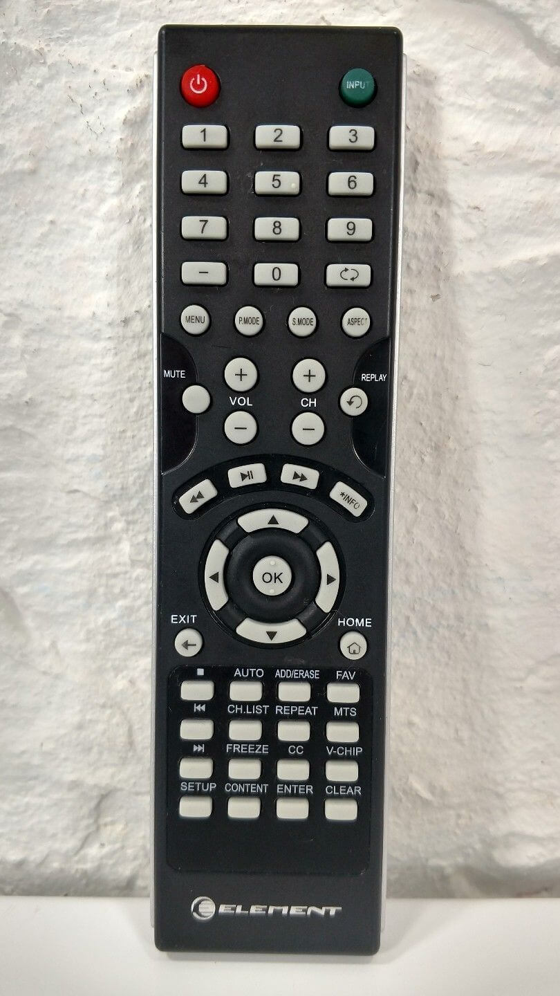 Element TV Remote Control for ELEFT406 ELEFT466 ELEFT502 LED TVs — Best ...