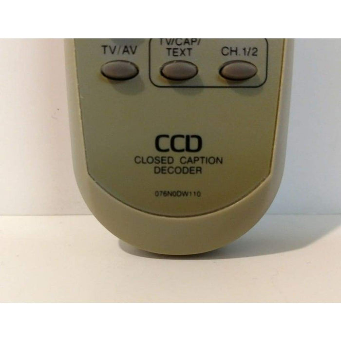 Emerson 076N0DW110 CCD Remote Control for CTGV5463TCT RUE4175 - Remote Control