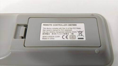 Epson 128079900 Multimedia Projector Remote Control PowerLite 61p 81P 62C 82C